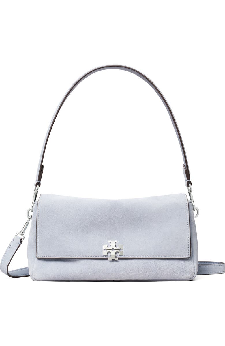 Tory Burch Small Charlie Shoulder Bag, Main, color, Light Blue