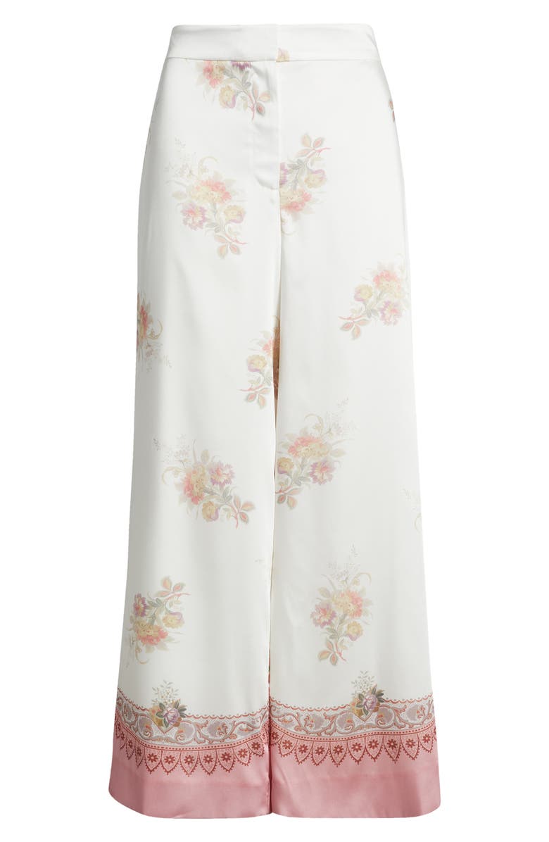 KOBI HALPERIN Zoe Border Print Pants, Alternate, color, Quartz Multi