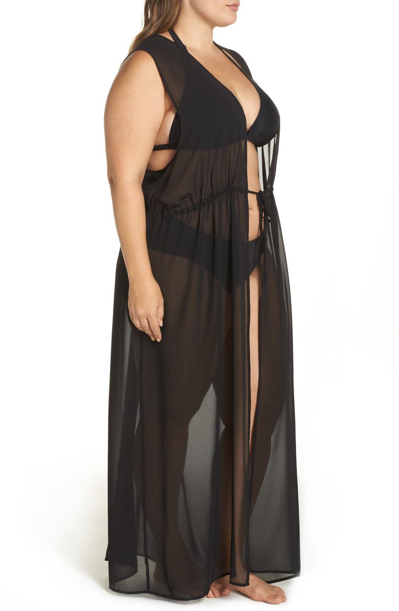 Leith Sheer Cover-Up Maxi, Alternate, color,