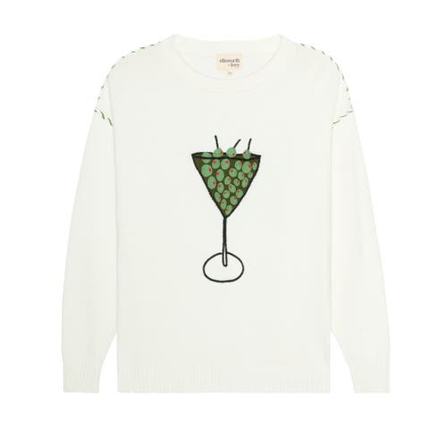 Ellsworth + Ivey Riley Crewneck Sweater In Multi