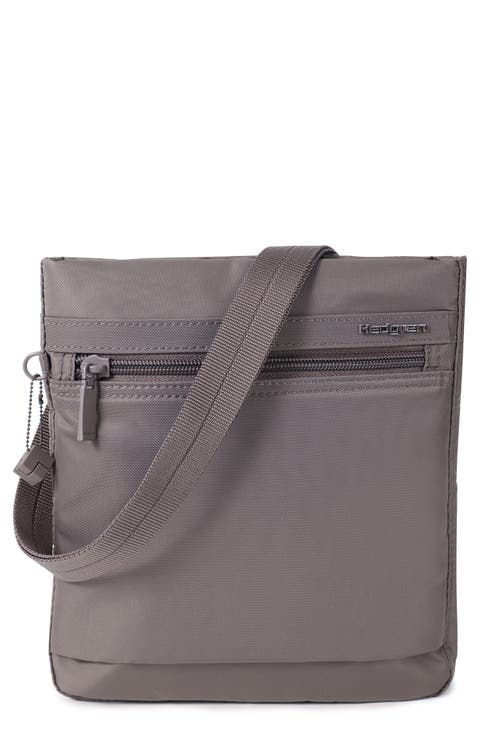 Leonce RFID Water Repellent Nylon Crossbody Bag