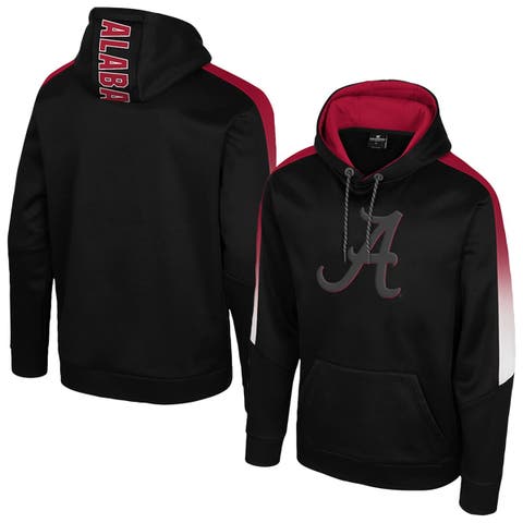 Men's Colosseum Black Alabama Crimson Tide The Gang Blackout Hoodie