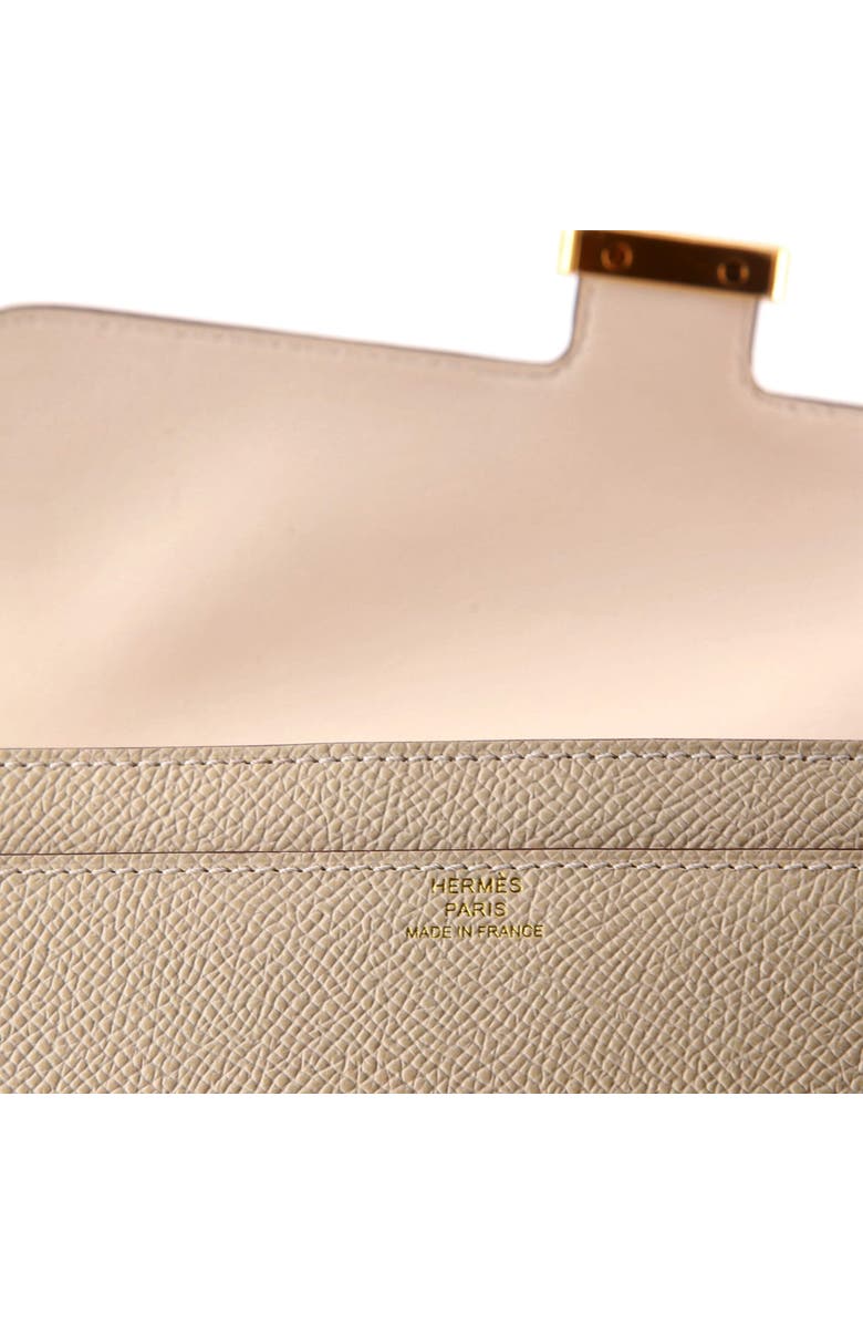 Pre-Owned Hermes Constance To Go Wallet Epsom, Alternate, color, Nata