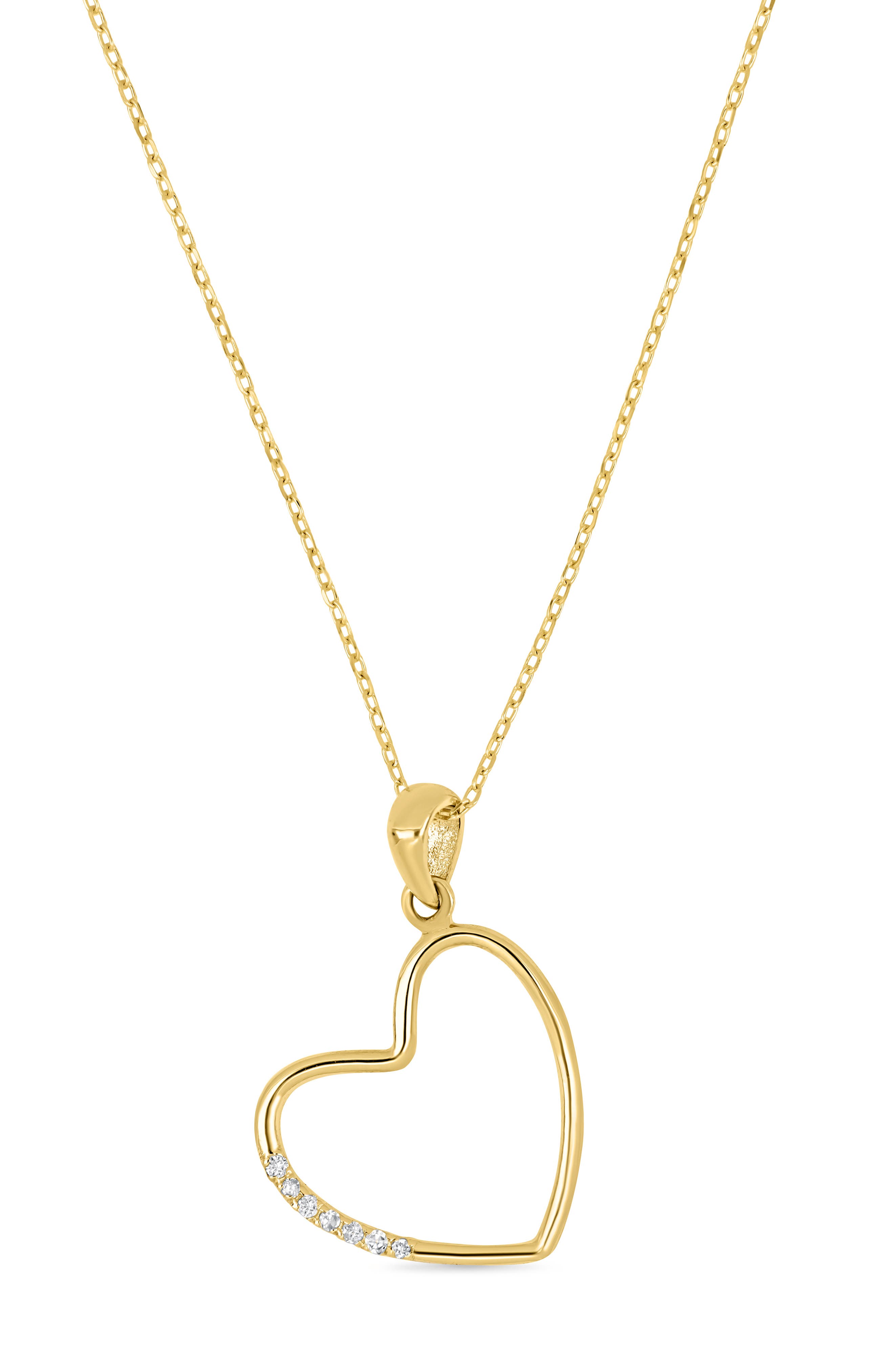 Icon 18k Gold Diamond Heart Necklace