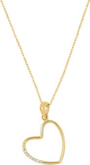 Bony Levy Icon 18k Gold Diamond Heart Necklace