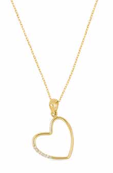 Icon 18k Gold Diamond Heart Necklace