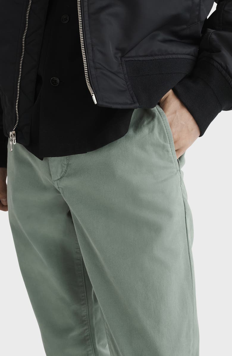 rag & bone Fit 2 Slim Fit Stretch Twill Chinos, Alternate, color, Rovergreen