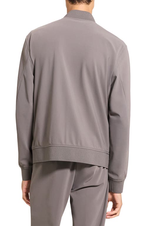 Theory Murphy Bomber Jacket In Precision Ponte In Gray