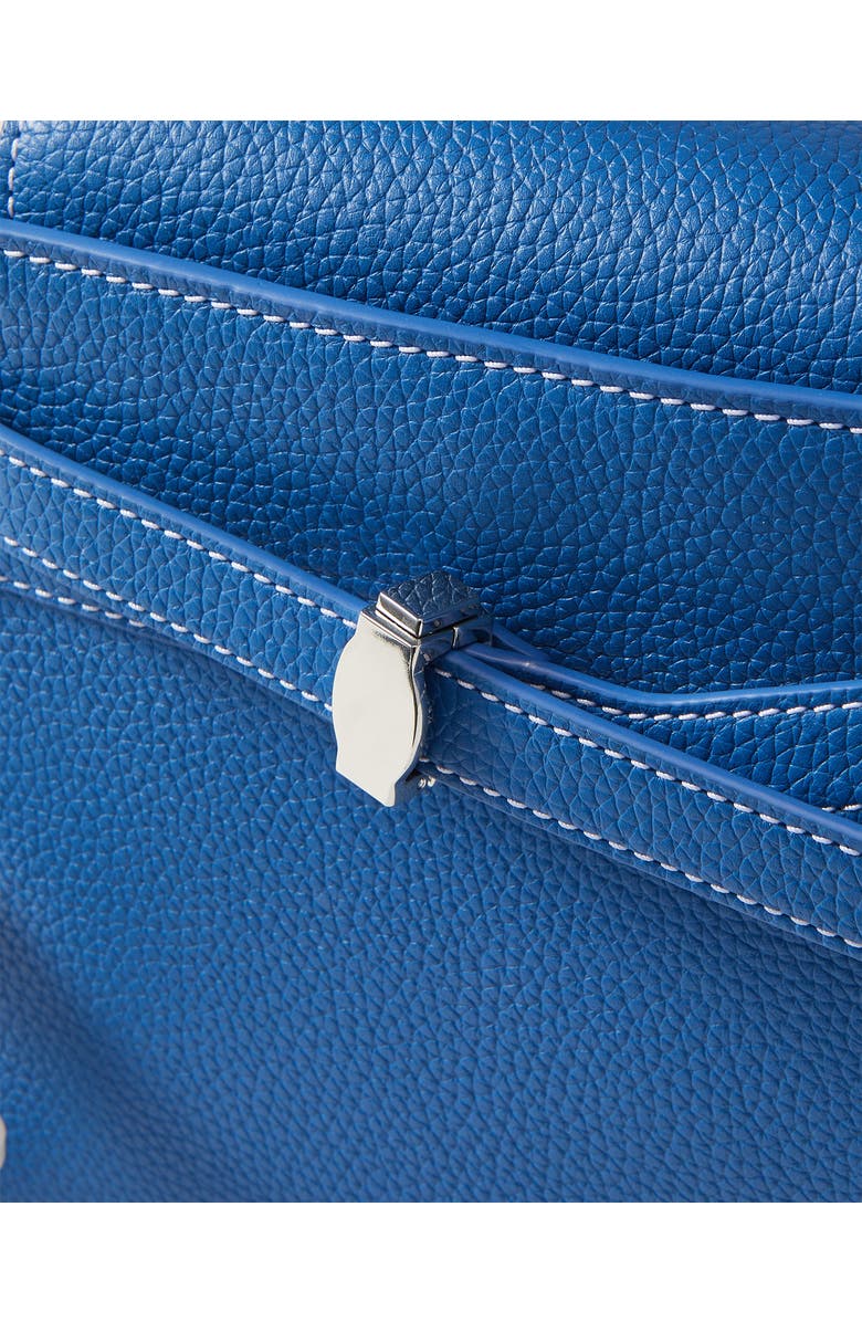 Veronica Beard Dash Top Handle Bag, Alternate, color, Blue Coast