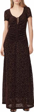 AllSaints Gabby Mesh Maxi Dress