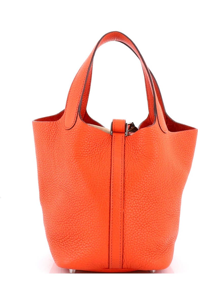 Pre-Owned Hermes Picotin Lock Bag Clemence PM, Alternate, color, Orange Poppy