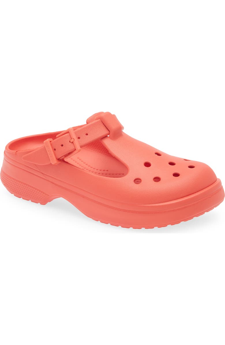 CROCS Gender Inclusive Classic Mary Jane Clog, Main, color, Cherry Red