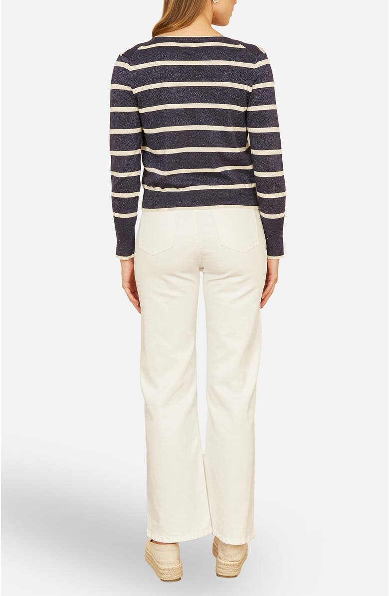 Yumi Wide Leg High Waist Jeans, Alternate, color, White