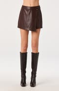 ASTR the Label Oaklee Faux Leather Skort