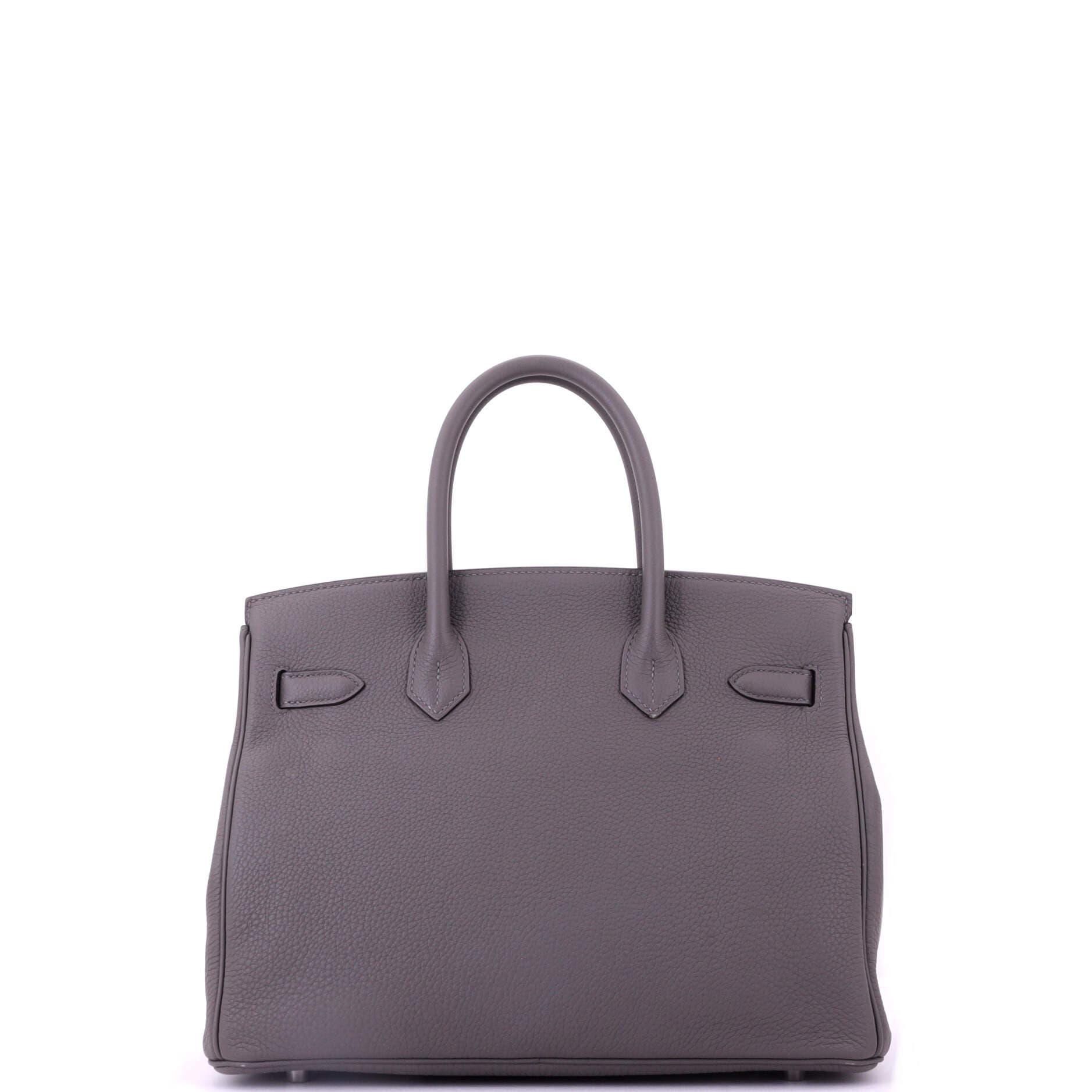 Pre-Owned Hermes Birkin Handbag Grey Togo with Palladium Hardware 30, Alternate, color, 