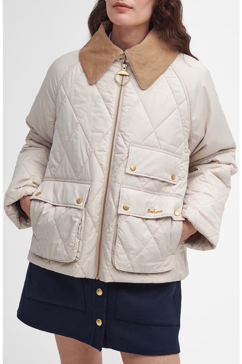 Milby Colorblock Quilted Jacket, Main, color, OATMEAL/ANCIENT