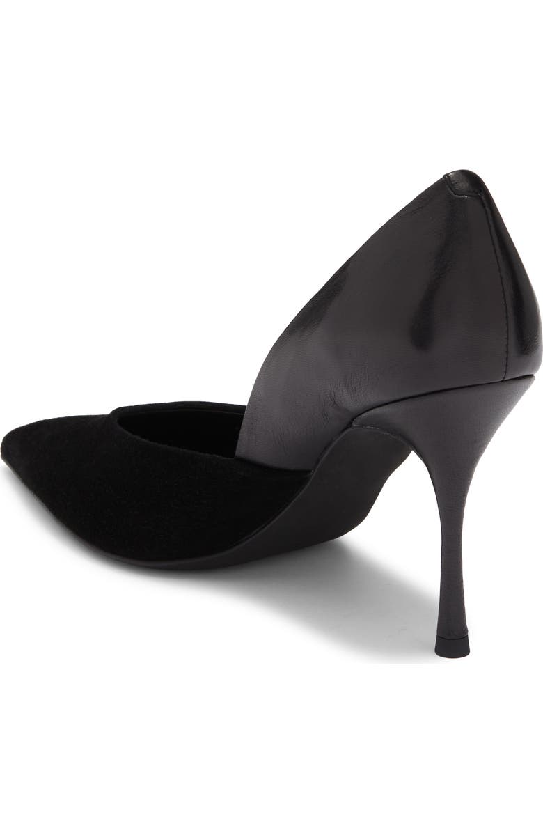 Jeffrey Campbell Volturi Pump, Alternate, color, Black Suede Combo
