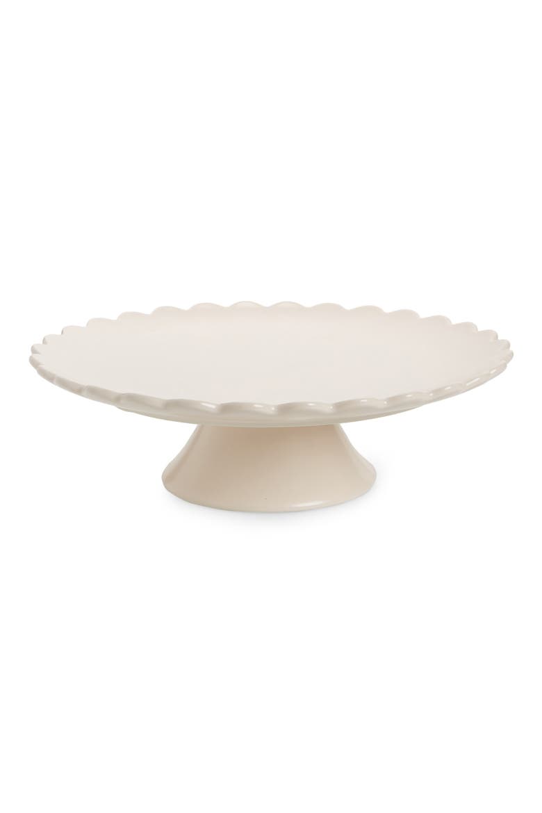 13-Inch Petal Cake Stand, Main, color, IVORY