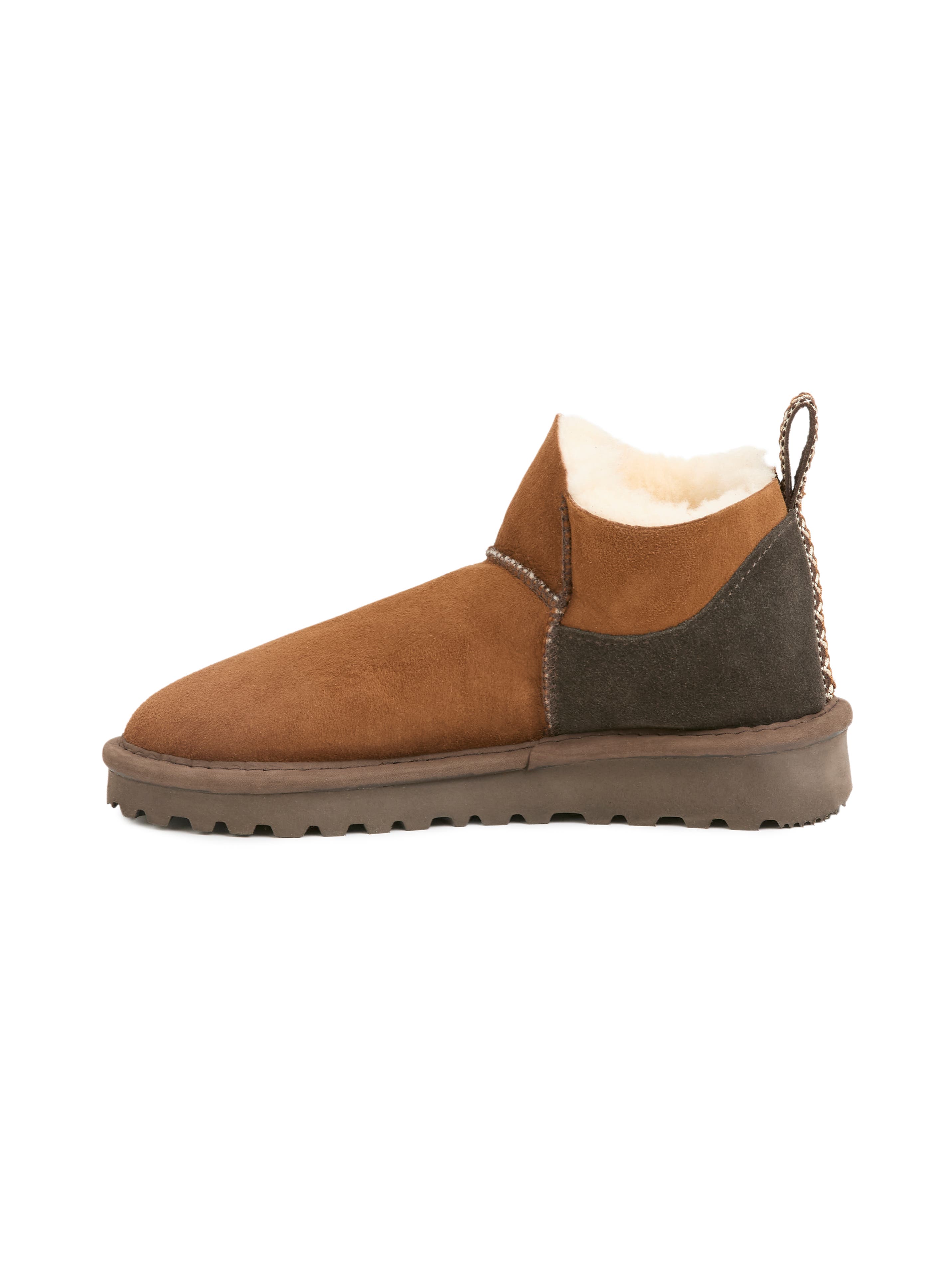 British Braid Trim Super Shortie Boot, Alternate, color, Toffee