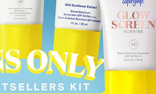 SUPERGOOP SUPERGOOP!® ICONS ONLY 3-PIECE SUNSCREEN SET $48 VALUE