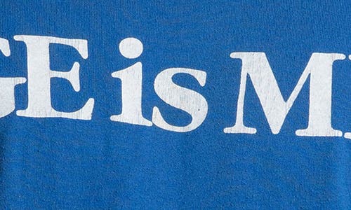 Elwood Vintage Ge Is Me Tee In Blue