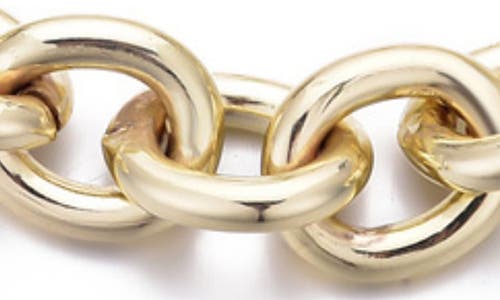 Adornia Chunky Oval Chain Bracelet In Gold