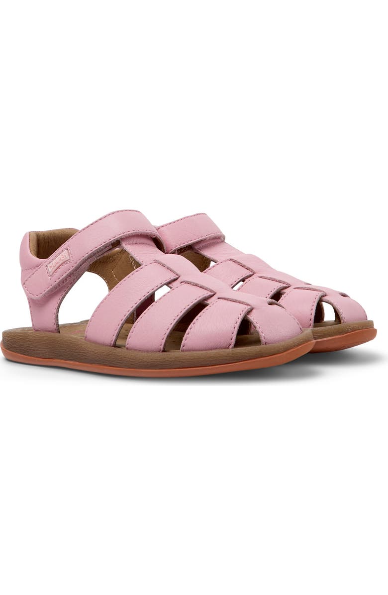Camper Kids' Bicho Fisherman Sandal, Main, color, Medium Pink
