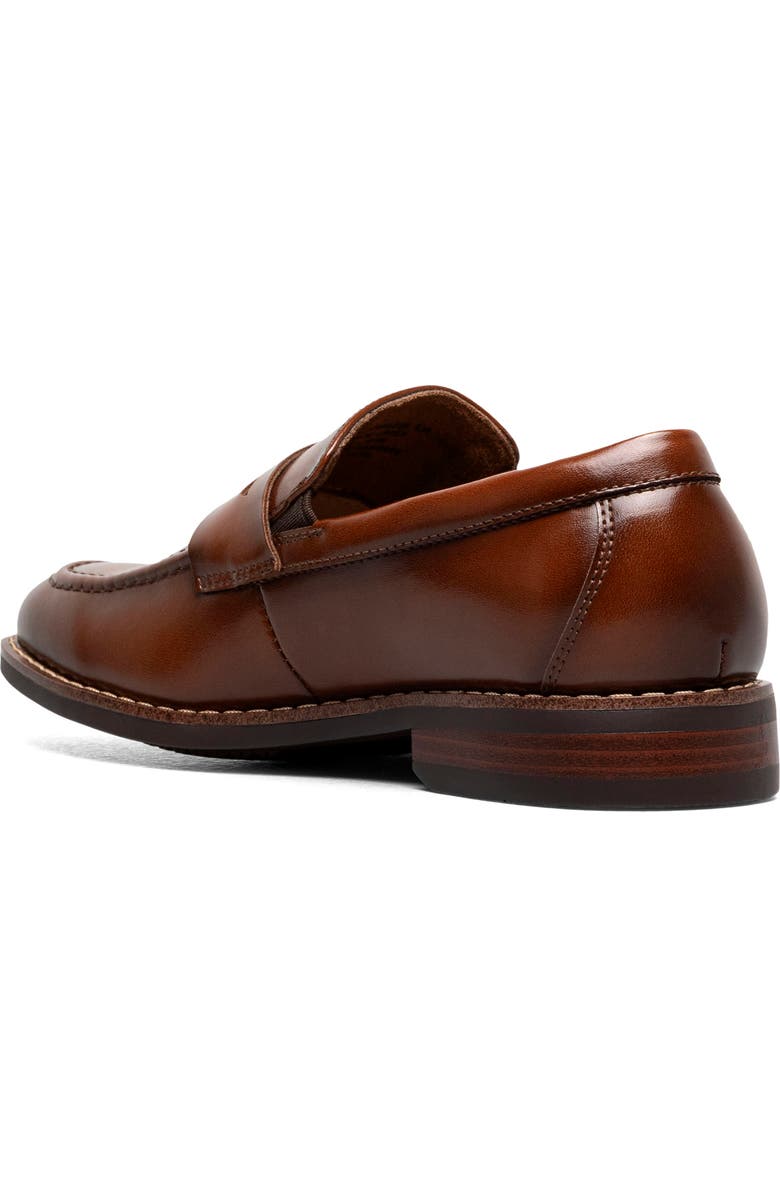 Florsheim Kids' Rucci Moc Toe Penny Loafer, Alternate, color, Cognac