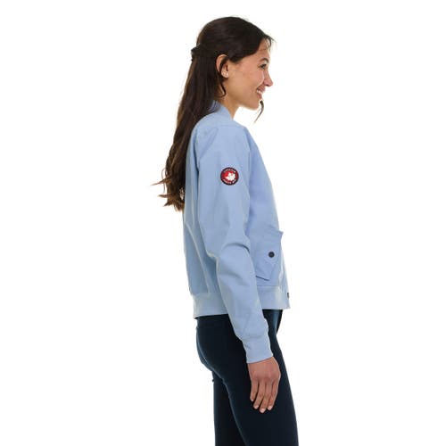 Canada Weather Gear Bomber Flight Jacket Lightweight Zip-up Windbreaker In Blue