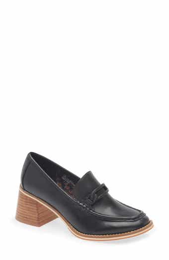 KORKS Camilla Block Heel Loafer