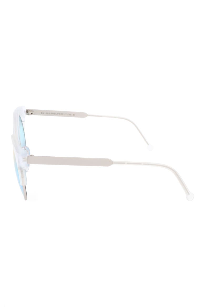 53mm Cat Eye Sunglasses, Alternate, color, WHITE