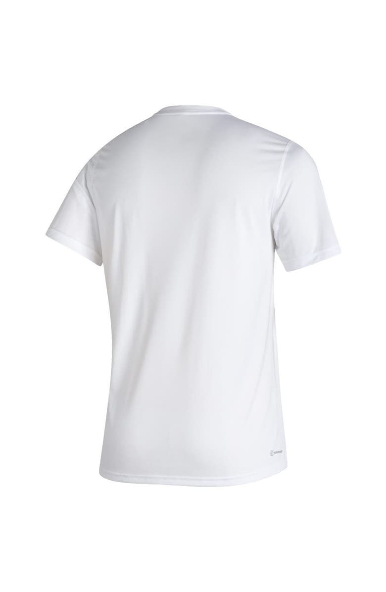 adidas Men's adidas White Miami Hurricanes Zubaz Three-Stripe Life Creator AEROREADY T-Shirt, Alternate, color, 