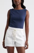 Caslon® Boat Neck Rib Tank