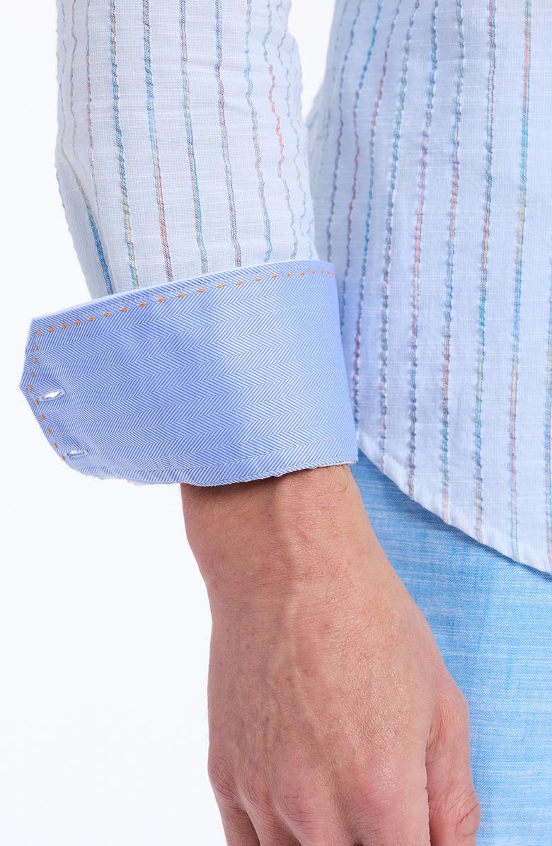 Robert Graham Wythburn Cotton Button-Up Shirt, Alternate, color, Multi