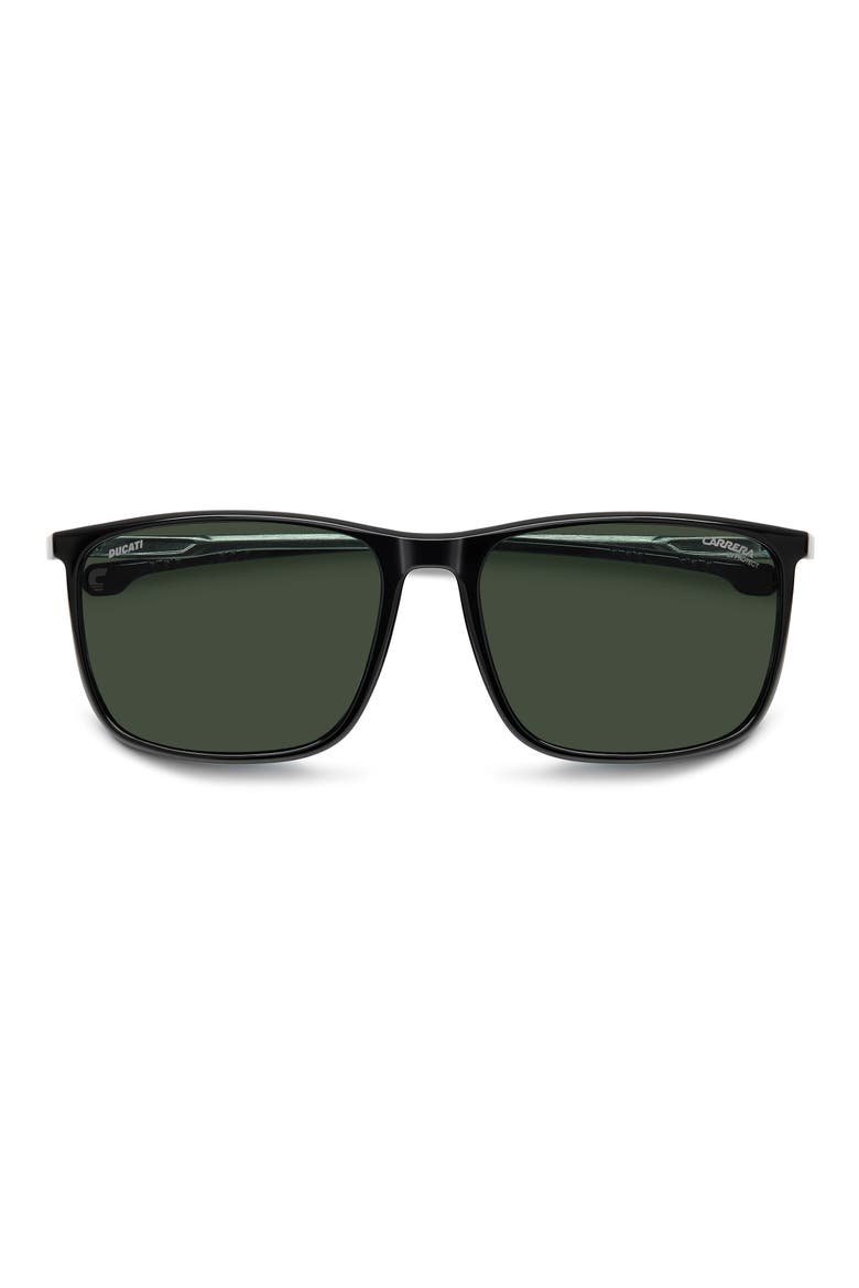 Carduc 071/S 59mm Rectangular Sunglasses, Alternate, color, BLACK/ GREEN