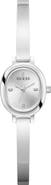 GUESS Oblong Crystal Marker Watch, 21mm