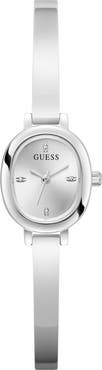 GUESS Oblong Crystal Marker Watch, 21mm