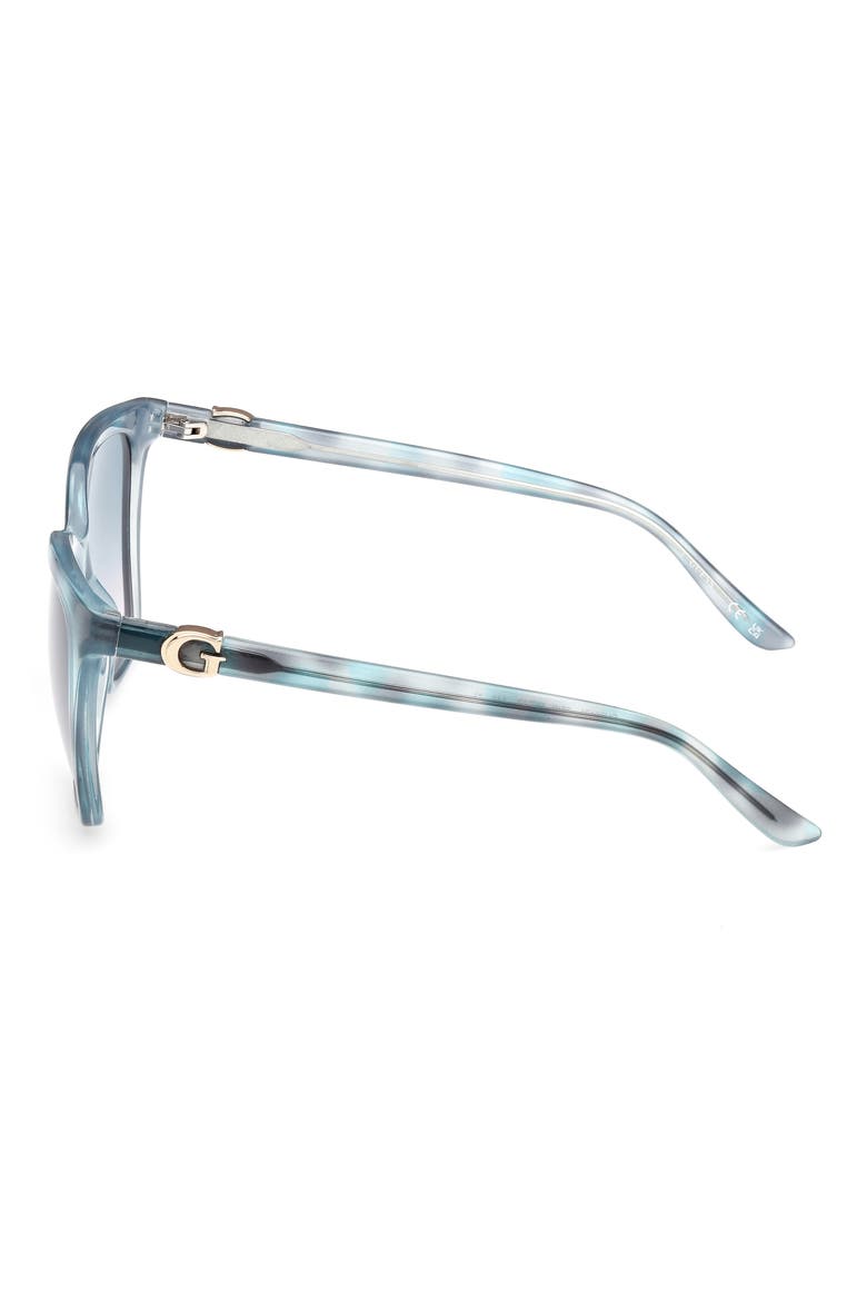 Square Sunglasses, Alternate, color, BLUE/ OTHER / GRADIENT BLUE