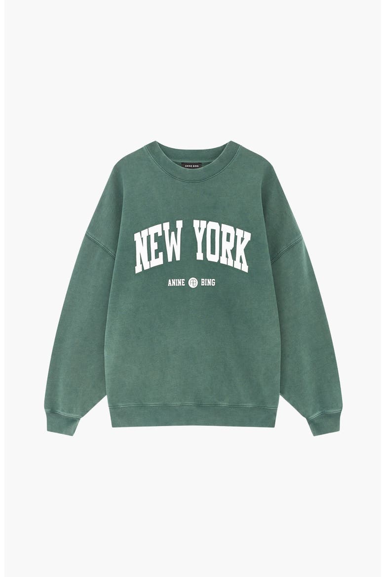 Miles New York University Sweatshirt, Alternate, color, Cilantro