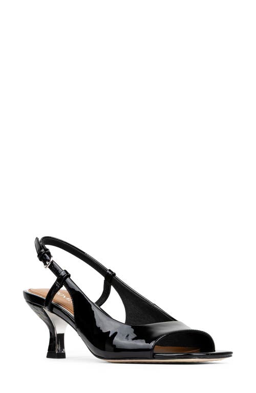Donald Pliner Grinn Peep Toe Slingback Sandal In Black