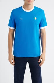 BOSS Lux Stretch Cotton Graphic T-Shirt