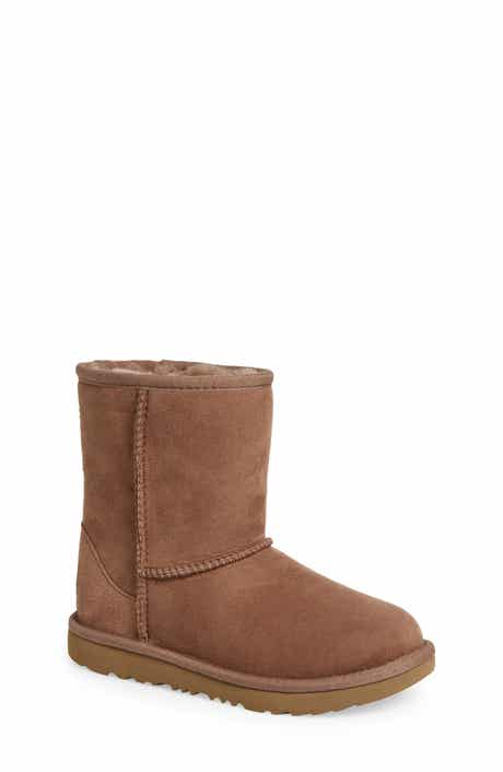 UGG® Kids' Classic Short II Water Resistant Genuine Shearling Boot