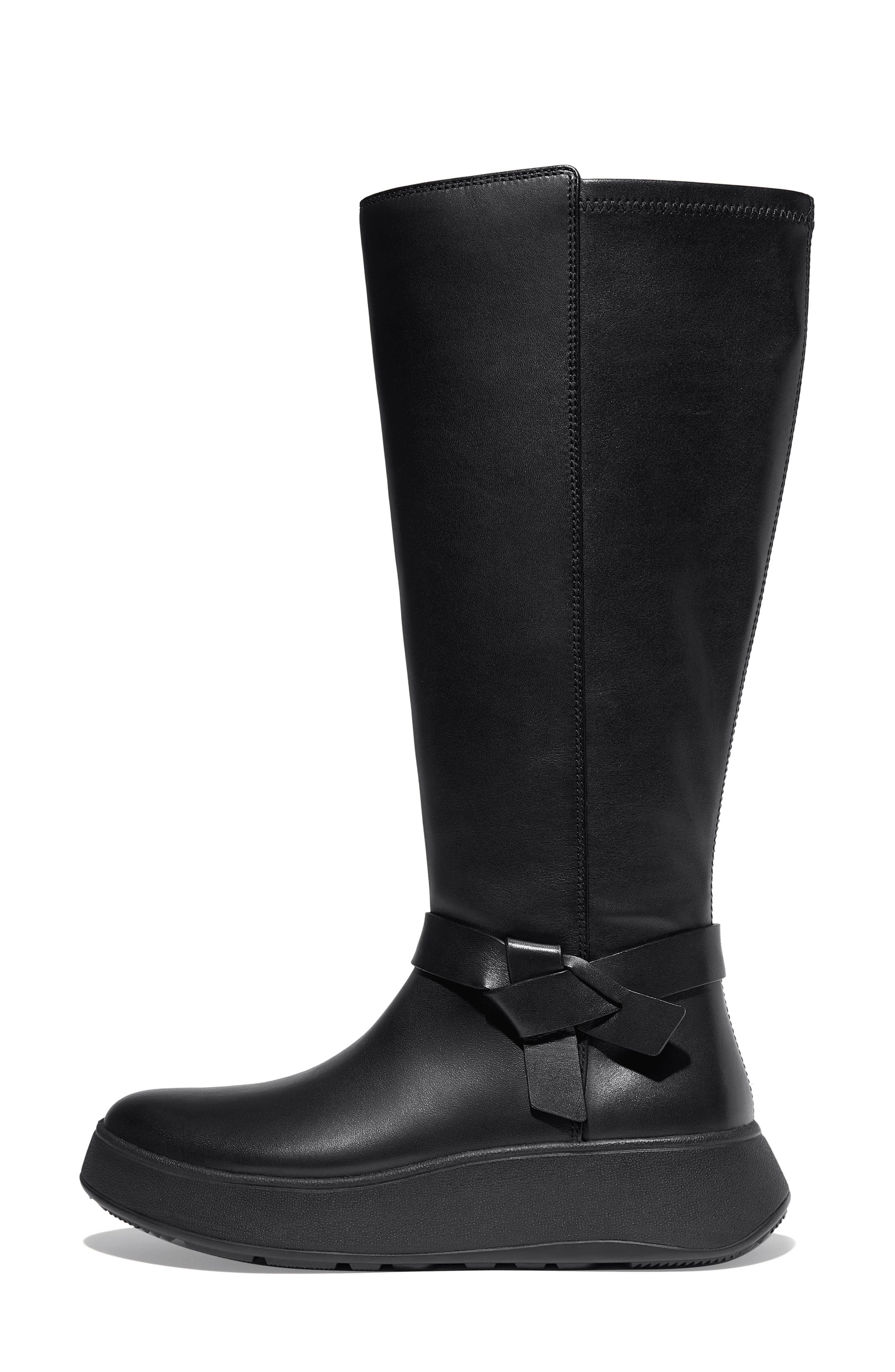 FitFlop F-Mode Knot Flatform Boot, Alternate, color, 