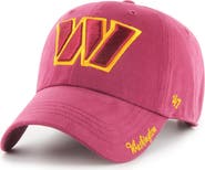 '47 Women's '47 Burgundy Washington Commanders Miata Clean Up Primary Adjustable Hat