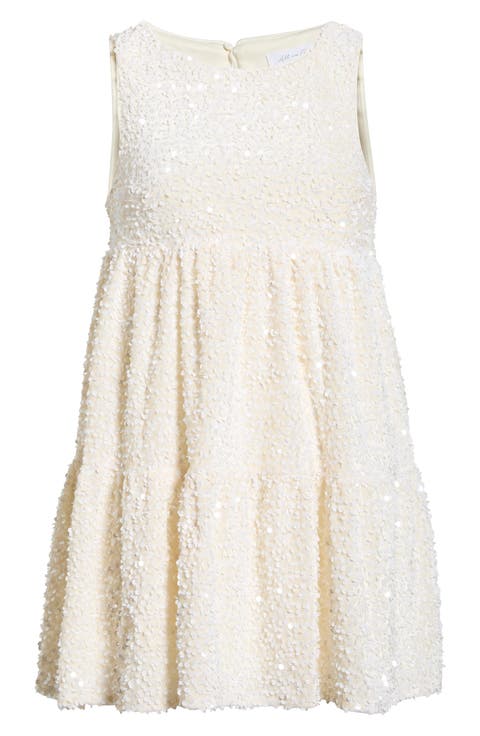 Sequin Tiered Minidress