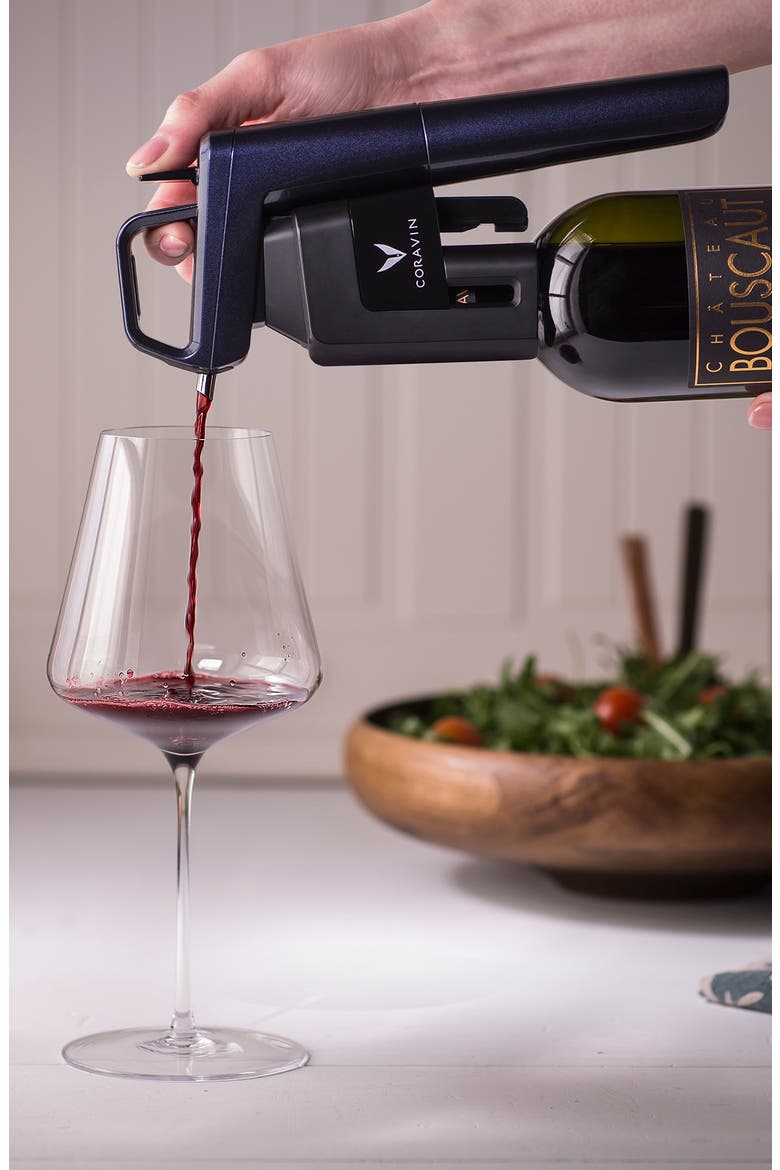 Timeless Six Wine Preservation System, Alternate, color, OCEAN BLUE