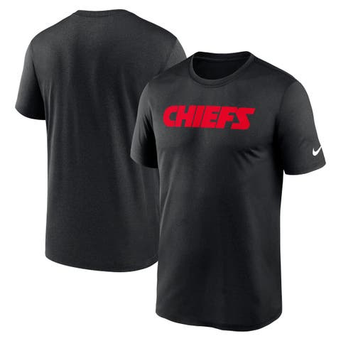 Men's Nike Black Kansas City Chiefs Primetime Legend Wordmark Performance T-Shirt