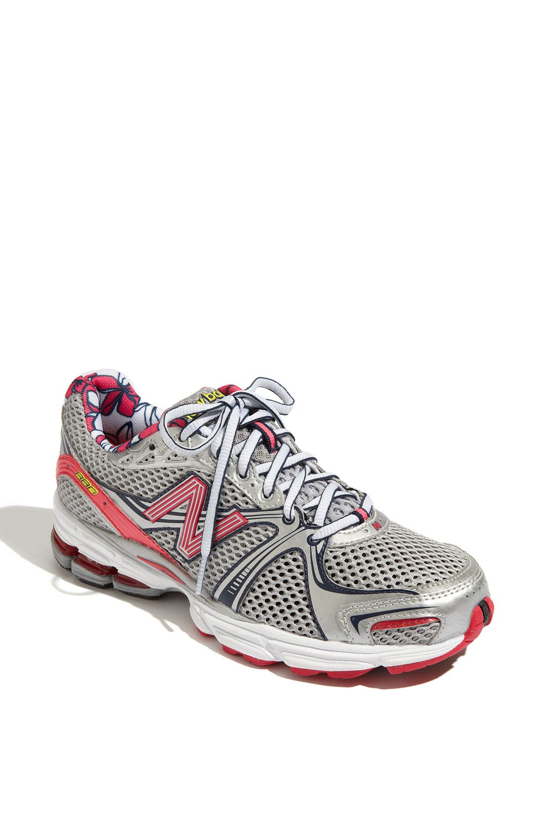 '880' Running Shoe, Main, color, MEDIUM GREY/ PINK