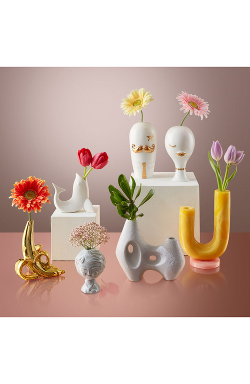 Jonathan Adler Fish Bud Vase In White