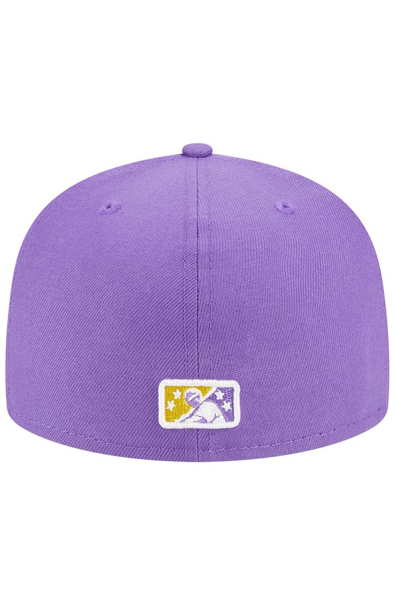 New Era Men's New Era Purple New Hampshire Fisher Cats Theme Nights New Hampshire Primaries Uncle Sam 59FIFTY Fitted Hat, Alternate, color, Purple